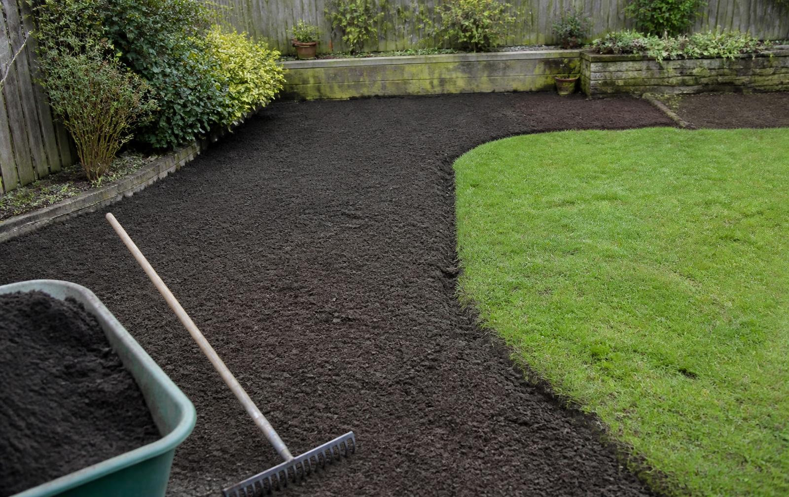 Using compost on new and established lawns
